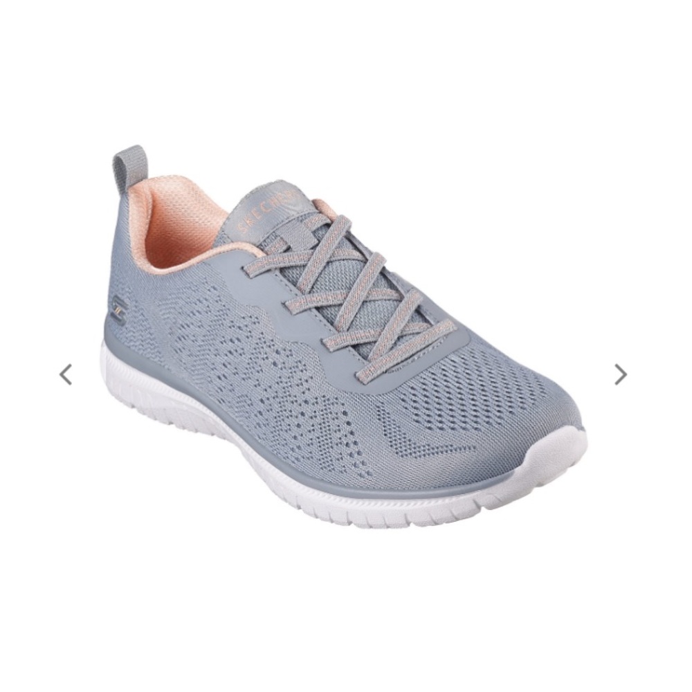 Skechers Womens Blue Blush Pink Memory Foam 100% Vegan Running Shoes Size 8